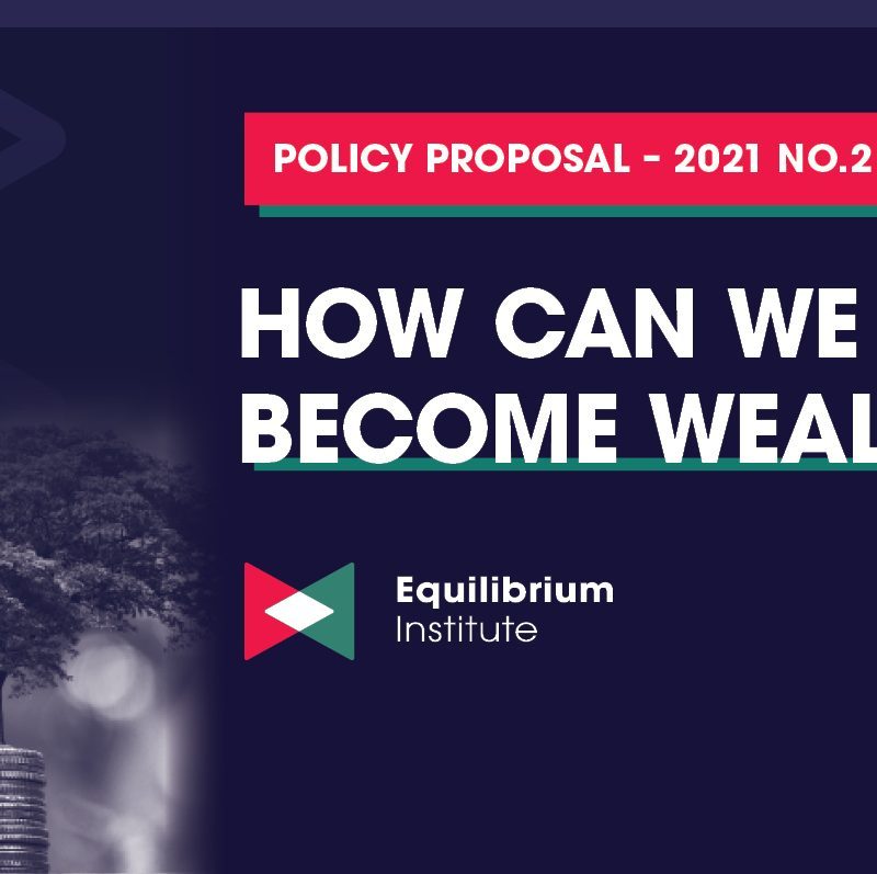 How can we become wealthier? policy proposal
