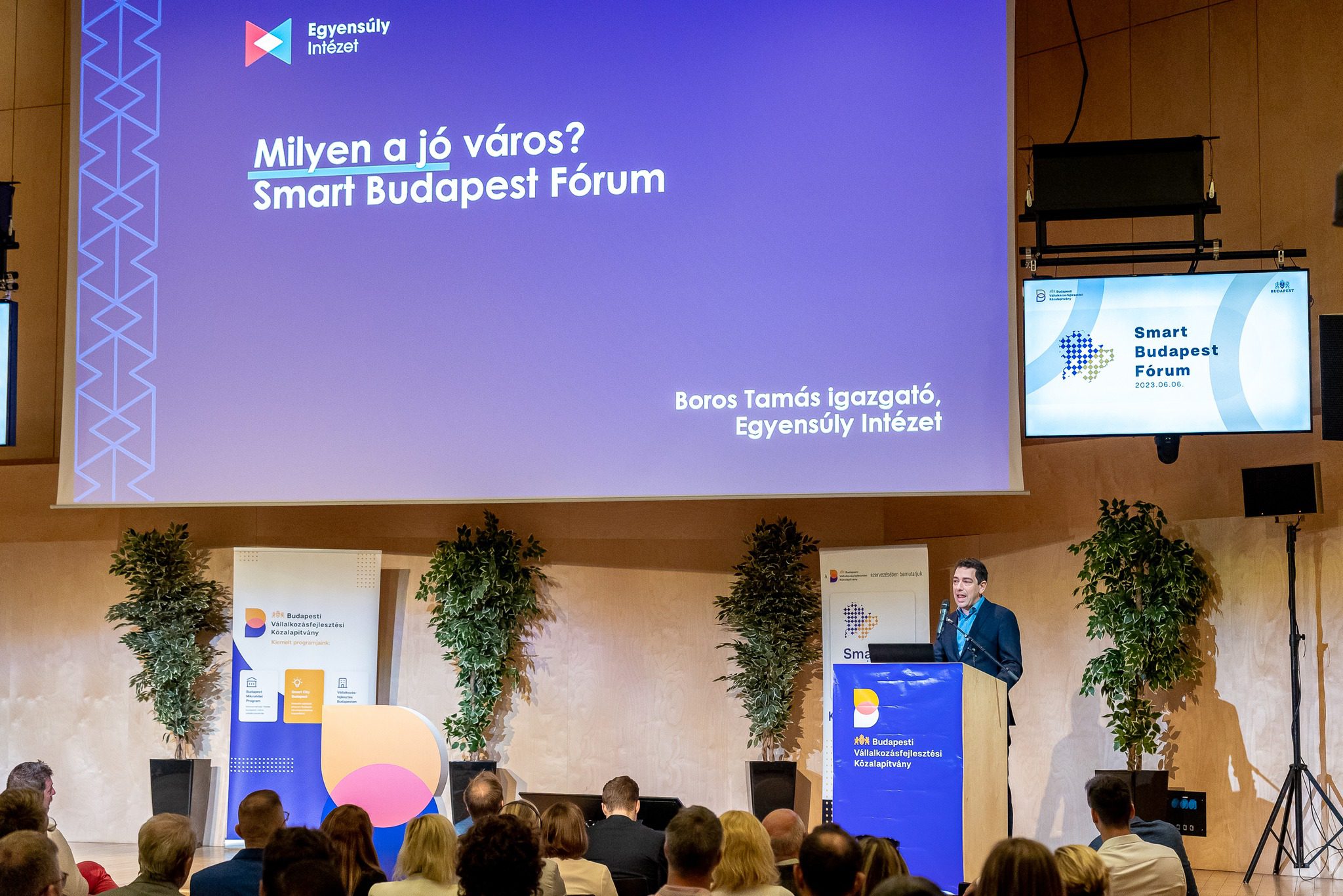 Idén Boros Tamás tartotta a Smart Budapest Fórum keynote előadását